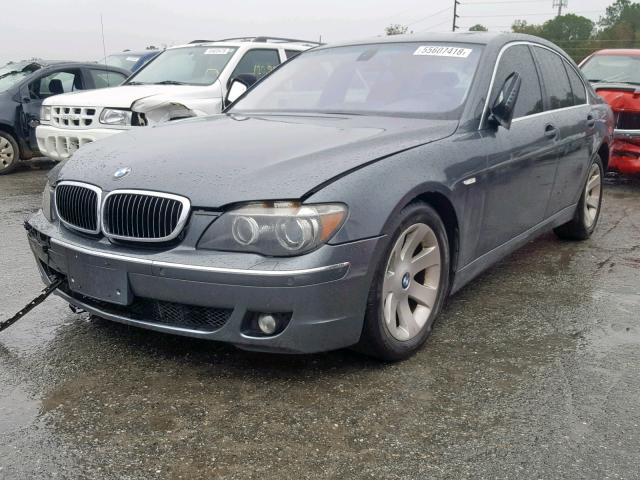 WBAHL835X6DT06380 - 2006 BMW 750 I GRAY photo 2