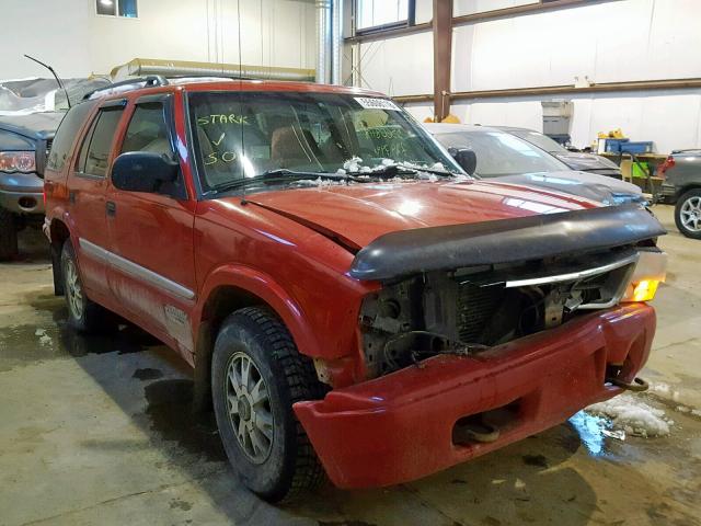 1GKDT13WXX2507747 - 1999 GMC JIMMY RED photo 1