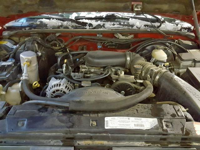 1GKDT13WXX2507747 - 1999 GMC JIMMY RED photo 7