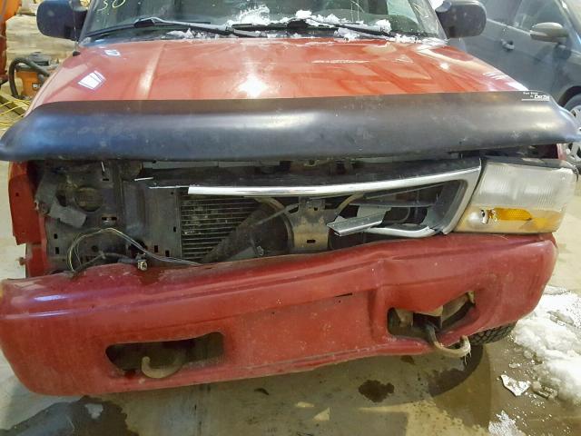 1GKDT13WXX2507747 - 1999 GMC JIMMY RED photo 9