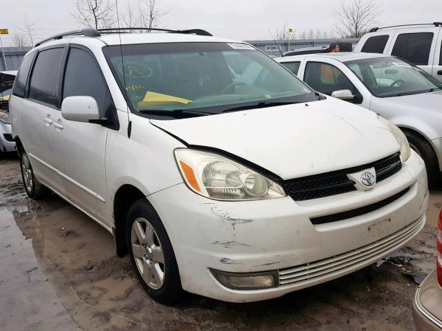 5TDZA23C95S380658 - 2005 TOYOTA SIENNA CE WHITE photo 1