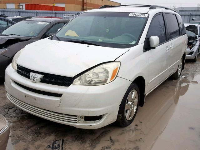 5TDZA23C95S380658 - 2005 TOYOTA SIENNA CE WHITE photo 2