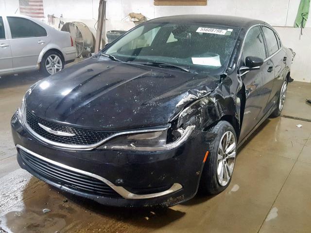 1C3CCCAB2FN580650 - 2015 CHRYSLER 200 LIMITE BLACK photo 2