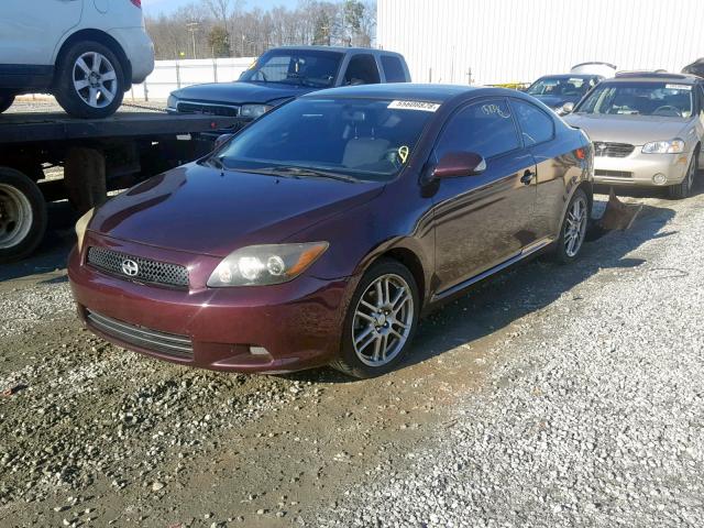 JTKDE167890297036 - 2009 TOYOTA SCION TC BURGUNDY photo 2