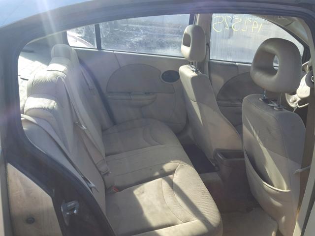 1G8AJ52F63Z144520 - 2003 SATURN ION LEVEL GOLD photo 6