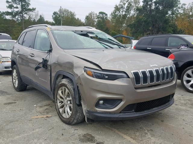 1C4PJLCB1KD206840 - 2019 JEEP CHEROKEE L GRAY photo 1