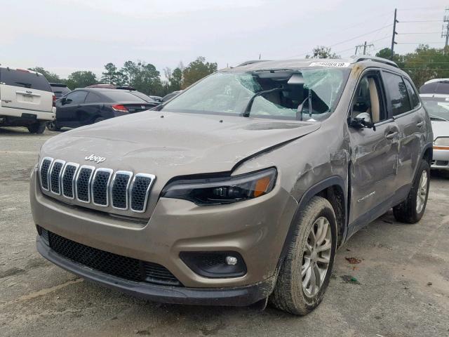 1C4PJLCB1KD206840 - 2019 JEEP CHEROKEE L GRAY photo 2