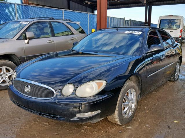 2G4WD562851298681 - 2005 BUICK LACROSSE C BLACK photo 2