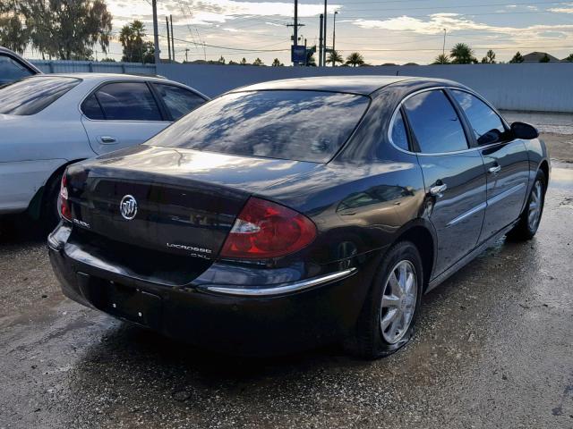 2G4WD562851298681 - 2005 BUICK LACROSSE C BLACK photo 4