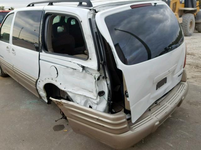 1GMDX03E02D234893 - 2002 PONTIAC MONTANA WHITE photo 9