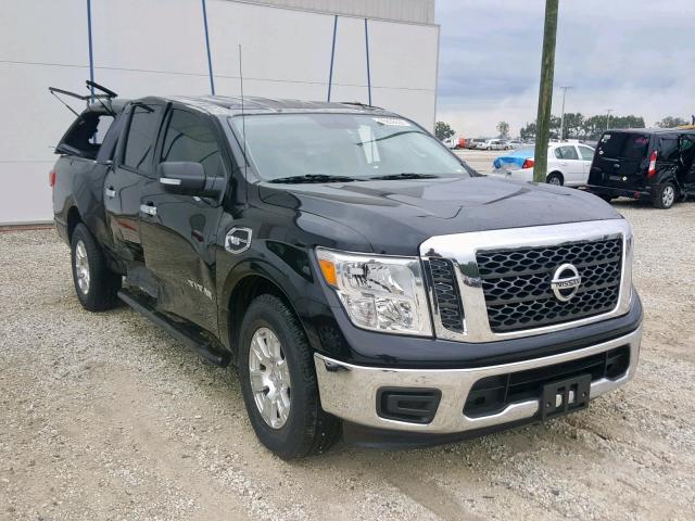 1N6AA1EK1HN535352 - 2017 NISSAN TITAN S BLACK photo 1