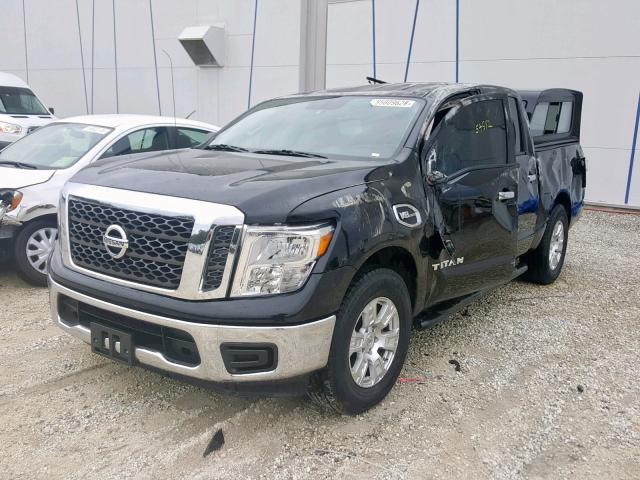 1N6AA1EK1HN535352 - 2017 NISSAN TITAN S BLACK photo 2