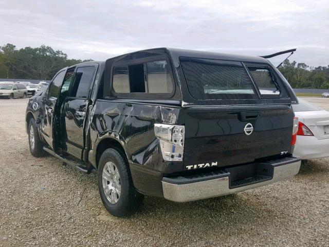 1N6AA1EK1HN535352 - 2017 NISSAN TITAN S BLACK photo 3