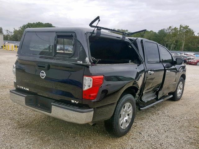 1N6AA1EK1HN535352 - 2017 NISSAN TITAN S BLACK photo 4