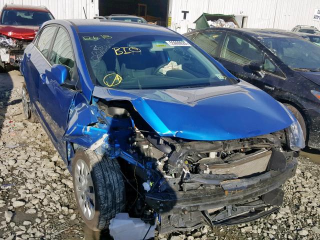 KMHD35LH7HU376699 - 2017 HYUNDAI ELANTRA GT BLUE photo 1