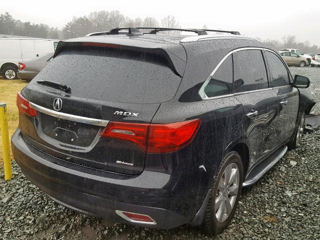 5FRYD4H99GB020436 - 2016 ACURA MDX ADVANC BLACK photo 4