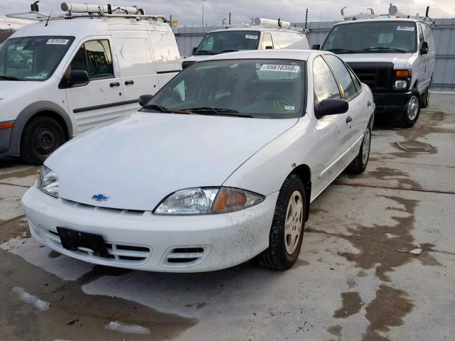 3G1JF5249YS152422 - 2000 CHEVROLET CAVALIER L WHITE photo 2