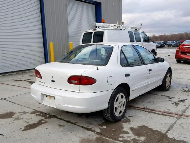 3G1JF5249YS152422 - 2000 CHEVROLET CAVALIER L WHITE photo 4