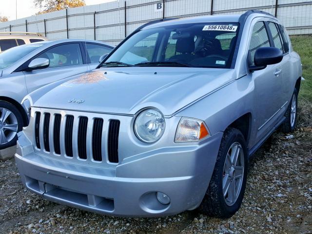 1J4NT4FB2AD591675 - 2010 JEEP COMPASS SP SILVER photo 2