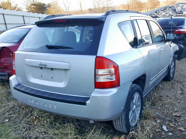 1J4NT4FB2AD591675 - 2010 JEEP COMPASS SP SILVER photo 4