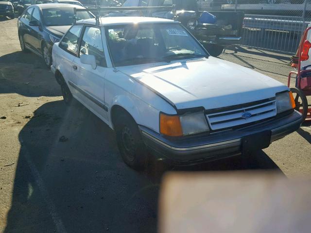 1FAPP9195JT218338 - 1988 FORD ESCORT LX WHITE photo 1