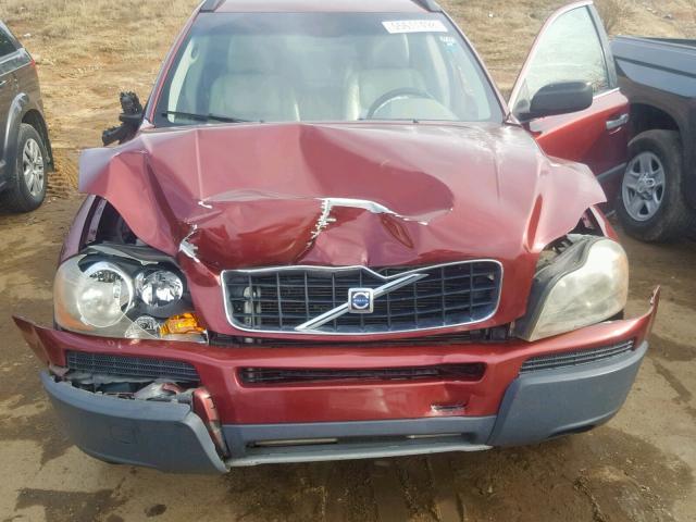 YV4CY592861298630 - 2006 VOLVO XC90 MAROON photo 7