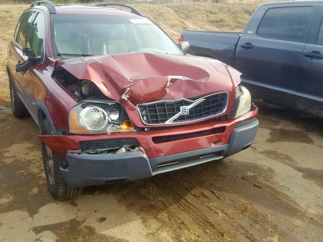 YV4CY592861298630 - 2006 VOLVO XC90 MAROON photo 9