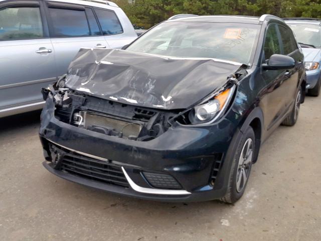 KNDCB3LC3H5073036 - 2017 KIA NIRO FE BLACK photo 2