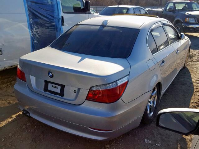 WBANW13528CZ76290 - 2008 BMW 535 I GRAY photo 4