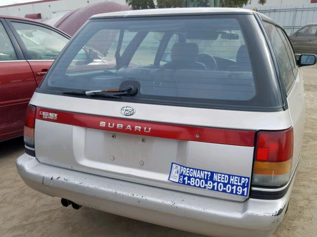 1F2BJ63C9LH943154 - 1990 SUBARU LEGACY L GRAY photo 9