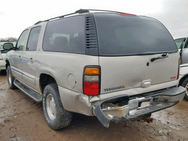 1GKFK16Z84J125798 - 2004 GMC YUKON XL K BEIGE photo 3