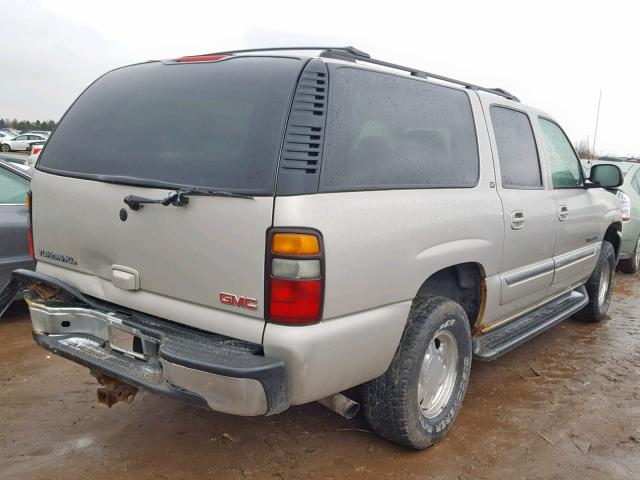 1GKFK16Z84J125798 - 2004 GMC YUKON XL K BEIGE photo 4