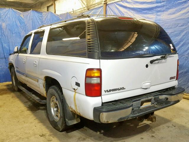 3GKFK16Z83G242491 - 2003 GMC YUKON XL K WHITE photo 3