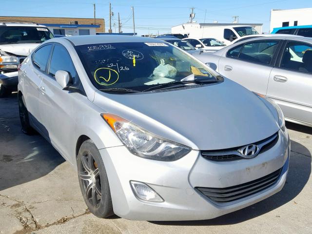 5NPDH4AE7DH177164 - 2013 HYUNDAI ELANTRA GL SILVER photo 1