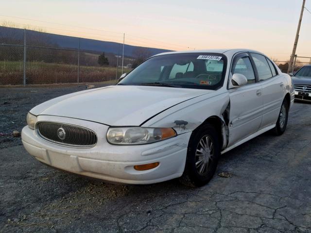 1G4HP54K424102884 - 2002 BUICK LESABRE CU WHITE photo 2