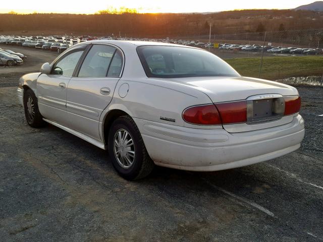 1G4HP54K424102884 - 2002 BUICK LESABRE CU WHITE photo 3