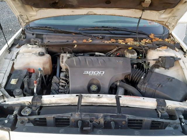 1G4HP54K424102884 - 2002 BUICK LESABRE CU WHITE photo 7