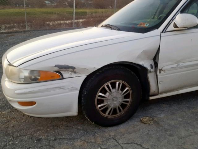 1G4HP54K424102884 - 2002 BUICK LESABRE CU WHITE photo 9