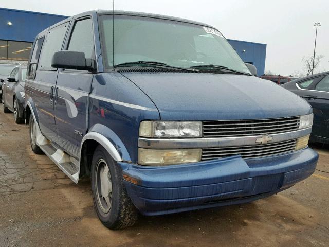 1GBDM19W1WB171537 - 1998 CHEVROLET ASTRO BLUE photo 1