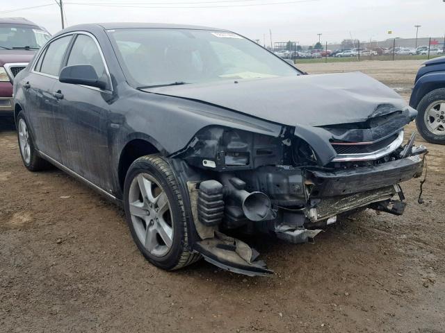1G1ZH57B594243810 - 2009 CHEVROLET MALIBU 1LT BLACK photo 1