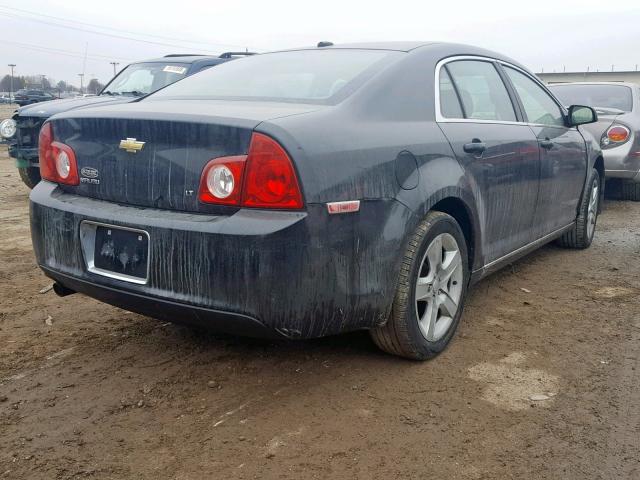 1G1ZH57B594243810 - 2009 CHEVROLET MALIBU 1LT BLACK photo 4