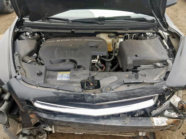 1G1ZH57B594243810 - 2009 CHEVROLET MALIBU 1LT BLACK photo 7