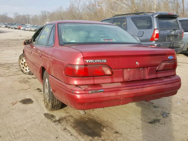 1FALP52U3SG324078 - 1995 FORD TAURUS GL BURGUNDY photo 3