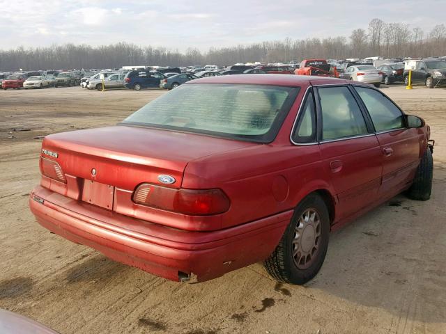 1FALP52U3SG324078 - 1995 FORD TAURUS GL BURGUNDY photo 4