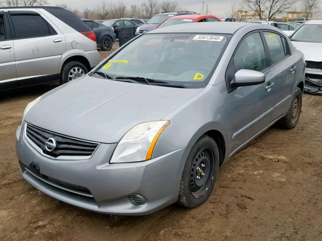 3N1AB6AP1BL664796 - 2011 NISSAN SENTRA 2.0 GRAY photo 2