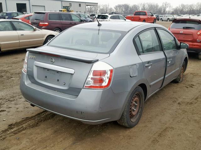 3N1AB6AP1BL664796 - 2011 NISSAN SENTRA 2.0 GRAY photo 4