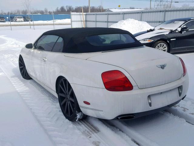 SCBDR33W68C055736 - 2008 BENTLEY CONTINENTA WHITE photo 3