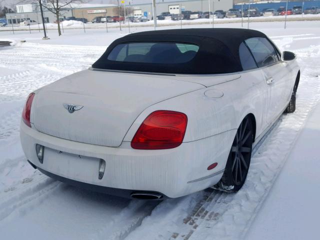 SCBDR33W68C055736 - 2008 BENTLEY CONTINENTA WHITE photo 4