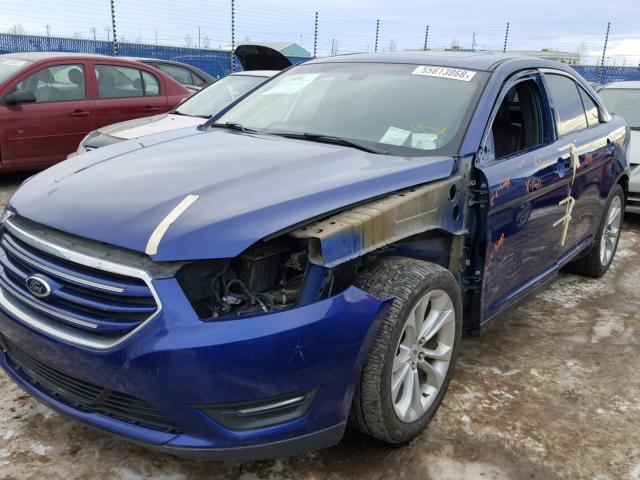 1FAHP2H89DG119883 - 2013 FORD TAURUS SEL BLUE photo 9