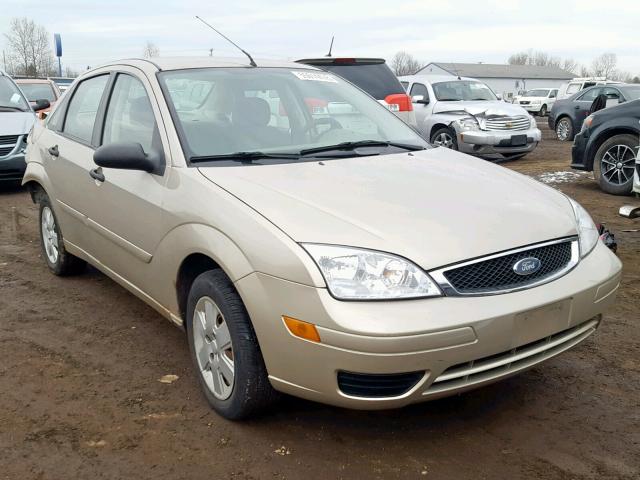 1FAFP34N07W193292 - 2007 FORD FOCUS ZX4 BEIGE photo 1